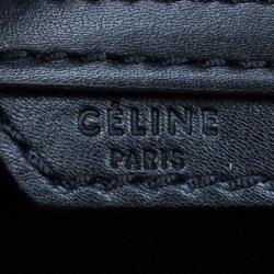 Pre Owned Celine Tricolor Smooth Leather Mini Luggage Tote