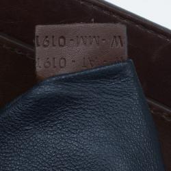 Pre Owned Celine Bi-Color Calfskin Leather Mini Luggage Tote Bag