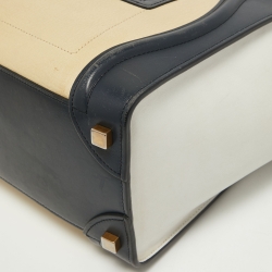 Pre Owned حقيبة سيلين مايكرو لاغيدج جلد ونوبوك ثلاثية اللون