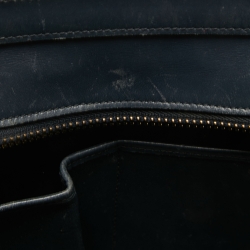 Pre Owned حقيبة سيلين مايكرو لاغيدج جلد ونوبوك ثلاثية اللون