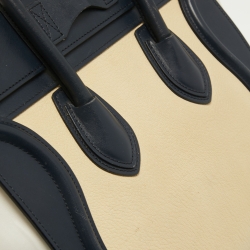 Pre Owned حقيبة سيلين مايكرو لاغيدج جلد ونوبوك ثلاثية اللون