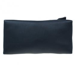 Pre Owned Celine Blue Calfskin All Soft Tote