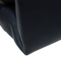 Pre Owned Celine Blue Calfskin All Soft Tote