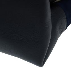 Pre Owned Celine Blue Calfskin All Soft Tote