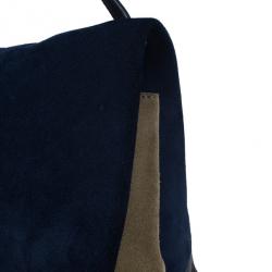 Pre Owned Celine Blue Calfskin All Soft Tote