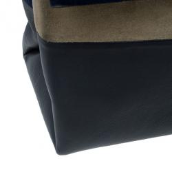 Pre Owned Celine Blue Calfskin All Soft Tote