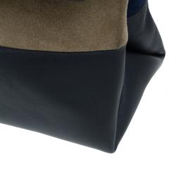 Pre Owned Celine Blue Calfskin All Soft Tote