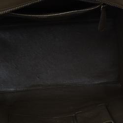 Pre Owned Celine Tricolor Leather Mini Luggage Tote