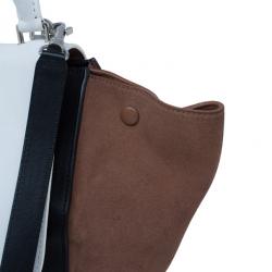 Celine Tricolor Smooth Calfskin Medium Trapeze Bag