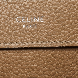 Pre Owned Céline Beige Leather Nano Luggage Tote