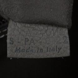 Pre Owned Celine Elephant Grey Leather Mini Luggage Tote