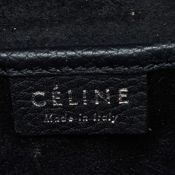 Pre Owned Céline Black Leather Nano Luggage Tote