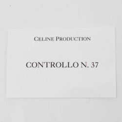 Pre Owned Celine Dark Brown Macadam Canvas and Leather Baguette Bag