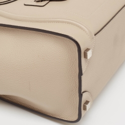 Pre Owned Celine Dune Leather Micro Luggage Tote