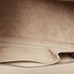 Pre Owned Celine Dune Leather Micro Luggage Tote