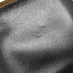 Pre Owned Celine Black Leather Mini Clasp Crossbody Bag