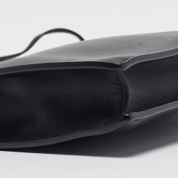 Pre Owned Celine Black Leather Mini Clasp Crossbody Bag