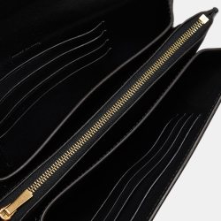 Celine Tri Color Leather and Python Pocket Clutch
