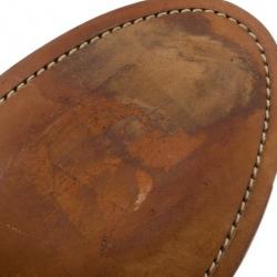 مملوكة مسبقًا Celine Black Suede Loafer Platform Pumps Size 40