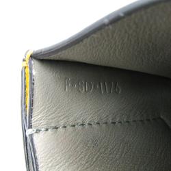 Pre Owned  حافظة بطاقات سيلين غوسيت جلد صفراء