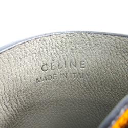 Pre Owned  حافظة بطاقات سيلين غوسيت جلد صفراء