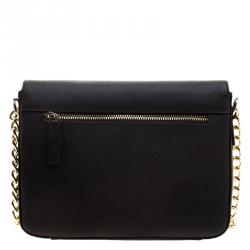 Pre Owned Cerruti 1881 Black Leather Cerrutis Shoulder Bag