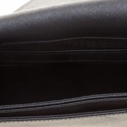 Pre Owned Cerruti 1881 Black Leather Cerrutis Shoulder Bag