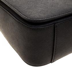 Pre Owned Cerruti 1881 Black Leather Cerrutis Shoulder Bag