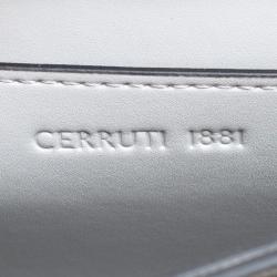 Cerruti 1881 Black Leather Marina Shoulder Bag