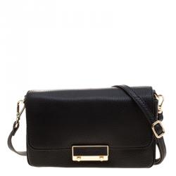 Cerruti 1881 Black Leather Shoulder Bag