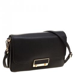 Cerruti 1881 Black Leather Shoulder Bag