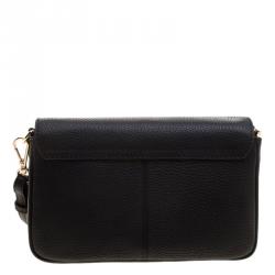 Cerruti 1881 Black Leather Shoulder Bag