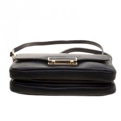 Cerruti 1881 Black Leather Shoulder Bag