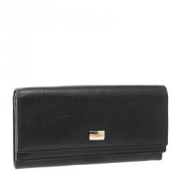 Cerruti 1881 Black Leather Cerrutis Flap Wallet