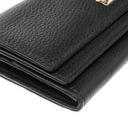 Cerruti 1881 Black Leather Cerrutis Flap Wallet