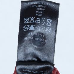 Pre Owned CH Carolina Herrera Red Printed Dress L