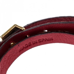 مملوكة مسبقًا سوار سي إتش كارولينا هيرير جلد نقشة الفهد ذهبي اللون ملتف