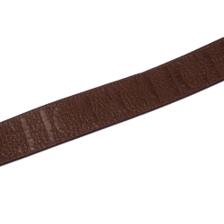 Carolina Herrera Brown Leather Bow Belt 80CM