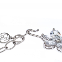 مملوكة مسبقًا سوار سي أتش كارولينا هيريرا مجموعة جاسمين كريستال فضي 