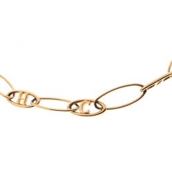 Pre Owned قلادة كارولينا هيريرا سلسلة وصلة لون ذهبي