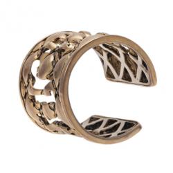 مملوكة مسبقًا CH Carolina Herrera Gold-Tone Cuff 15CM