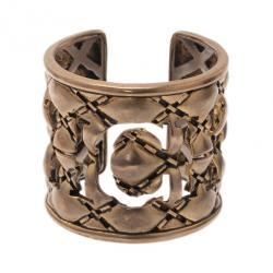 مملوكة مسبقًا CH Carolina Herrera Gold-Tone Cuff 15CM
