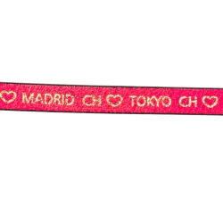 مملوكة مسبقًا سوار سي أتش كارولينا هيريرا لفه ثلاثية جلد مطبوع وردي 