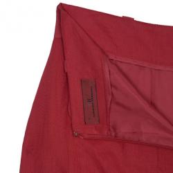 CH Carolina Herrera Linen Skirt Suit M