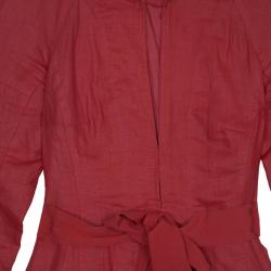 CH Carolina Herrera Linen Skirt Suit M