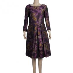 Pre Owned CH Carolina Herrera Floral Printed Dress M