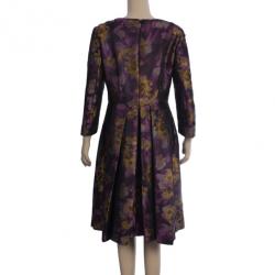 Pre Owned CH Carolina Herrera Floral Printed Dress M
