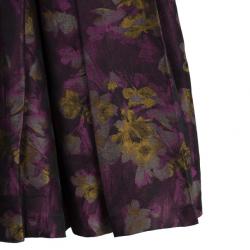 Pre Owned CH Carolina Herrera Floral Printed Dress M