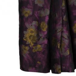 Pre Owned CH Carolina Herrera Floral Printed Dress M