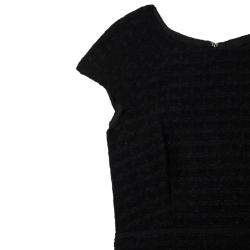 Pre Owned CH Carolina Herrera Textured Cotton Dress M